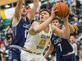 Adam Paige of the University of Alberta Golden Bears. The Semiahmoo grad was taken ninth overall by the Fraser Valley Bandits in the CEBL U Sports Draft.