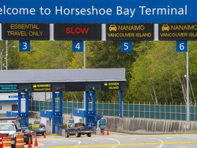 B.C. Ferries said last Friday it will "deny travel to customers travelling for non-essential reasons on routes crossing regional zones" as defined in the public health order.