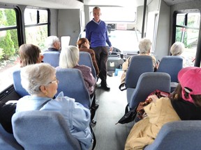 John McCann drives the Seniors Go Bus in North Vancouver on Oct. 24, 2011. The bus is run by the Silver Harbour Seniors Activity Centre.