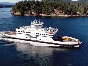 The Queen of Capilano enroute between Bowen Island and Horseshoe Bay.