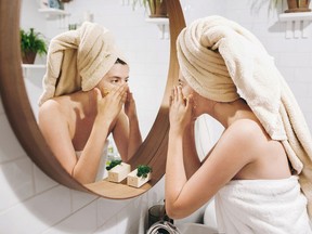 Reactive skin is caused by ingredients in products such as face masks and washes.