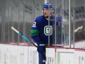 The weight of an unimaginable NHL season on Bo Horvat was clearly evident Thursday as the normally-upbeat Vancouver Canucks captain looked and sounded tired.