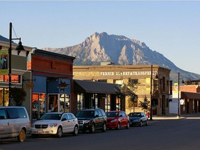 Downtown Fernie in 2009.