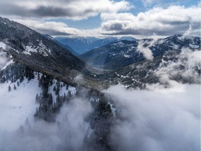 A photo of the area under consideration for a new tourist attraction near Chilliwack. Photo credit: Bridal Veil Mountain Resort Ltd.