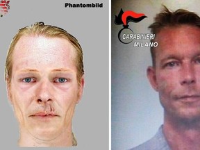 The photo fit of the suspect in the murder of Tristan Blotch and Maddie McCann suspect Christian Brueckner.