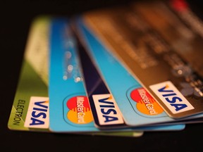 File photo of credit cards.