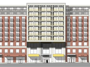 Rendering of the exterior for the 58 West Hastings project being undertaken by the Chinatown Foundation.