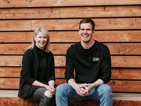 Natasha and Ed Tatton outside their Whistler bakery, Sea to Sky Sourdough BReD Inc.