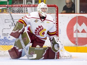 Mathieu Caron’s five-year run with the BCHL’s Chilliwack Chiefs is coming to an end. But for the COVID pandemic, Caron would likely have started his NCAA career this season at Brown University in Rhode Island.