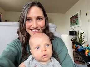 Dr. Meghan Gilley, an ER doc at B.C. Children's, got two doses of COVID-19 vaccine late in her pregnancy with baby Henry.