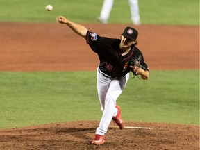 Will McAffer, seen in action on the Canadians’ mound during the 2018 Northwest League season, is a former star with the B.C. Premier League’s North Shore Twins and a product of the West Vancouver School District Baseball Academy.