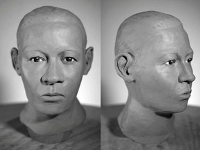 Facial reconstruction of an unknown Asian man whose body was found Aug. 25, 1994 in North Vancouver’s Cates Park.