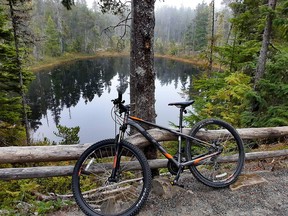 There are several lakes along the Sea to Sky Trail.