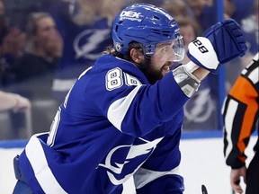 Nikita Kucherov is piling up the assists as a driving force for the Lightning offence.