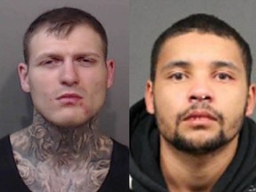 David Allen Geoghegan, 31, and Darius Calvin Ray Commodore, 24, have been charged with the murder of Jordan Christopher Smyth on Halloween 2019.