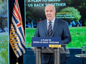 Premier John Horgan announces that beginning on June 15, 2021, the province will transition into Step 2 of BC's Restart plan, including lifting restrictions on travel within B.C.