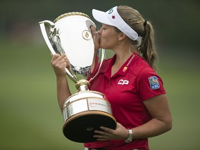 Canadian Brooke Henderson wins the CP Women's Open at the Wascana Country Club in Regina. The event was cancelled for a second straight year on Wednesday.