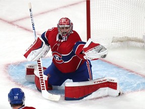 Carey Price in action against the Winnipeg Jets on June 6: He's a man on a mission, Jack Todd writes.