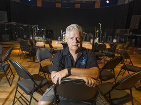 Kelly Breaks, pictured at his Blue Frog Studios on Friday, says the City of White Rock’s initial 50 per cent increase in property taxes came at the ‘absolute worst’ time for a business like his. He says that hike, which has since been dialled back, happened because his property was mistakenly classified.