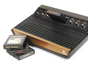 Atari 2600 video game console was first released in 1977 and was wildly popular in the 1980s sw / Friday May 28, 2004 Page E10 How we loved that fake wood grain: Gone-but-not-forgotten game consoles that launched the '80s gaming boom are . . . the Atari 2600