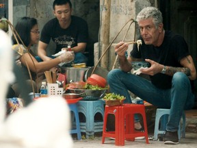 Anthony Bourdain worked in a fine restaurant but his travels brought him simpler fare.