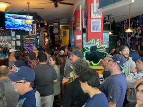 Wednesday was a big day for the Angry Beaver sports bar in Seattle.