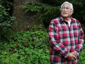 Elder Bill Jones of the Pacheedaht First Nation.