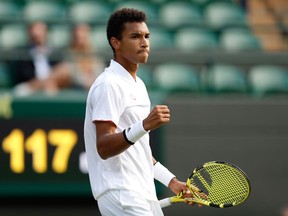 Auger-Aliassime, 20, is on the rise. In addition to his impressive run at Wimbledon, his summer success also includes a victory over Roger Federer.