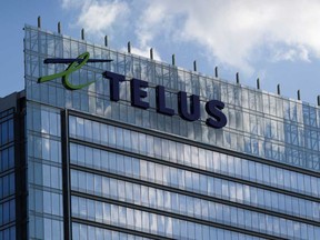 Telus Corp.'s adjusted earnings fell short.
