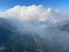 The Tremont Creek B.C. wildfire.