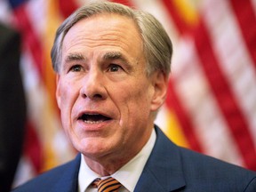 Texas Governor Greg Abbott speaks during a press conference at the Capitol on June 8, 2021 in Austin, Texas.