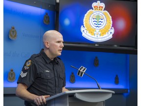 Sgt. Steve Addison says a man has been arrested in connection with an alleged groping of a child at Granville Island.