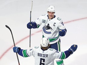 Brock Boeser and Bo Horvat, who have been fairly frequent fixtures on the power play over the last few seasons, weren’t practising on the same unit Wednesday at Rogers Arena.