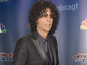 Howard Stern attends the 'America's Got Talent' finale post-show red carpet in New York in 2015.