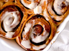 The gooiest cinnamon rolls.