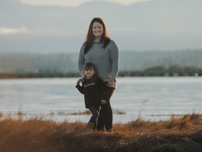 Dawn Shirley and her daughter Quinn. The five-year-old was diagnosed with severe combined immunodeficiency — commonly known as SCID when she was just three weeks old.