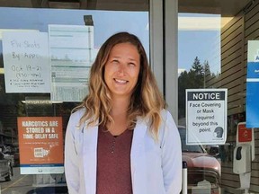 Emily McIntosh manages a pharmacy in Castlegar.