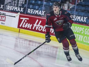 Forward Zack Ostapchuk (Ottawa Senators) is one of three Giants signed by the National Hockey League teams that drafted them.