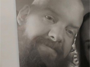 A picture of Justin Byron, seized from his Salmon Arm, B.C. home after an investigation into a pair of bombings at Edmonton banks.