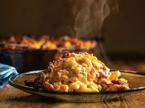 Bacon-praline macaroni and cheese from The Twisted Soul Cookbook.