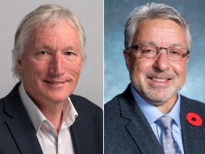 Kamloops Coun. Denis Walsh and Cache Creek Mayor Santo Talarico are among B.C. Interior politicians who oppose vaccination mandates.
