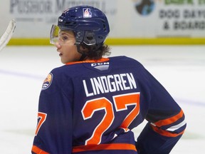 On a night the Langley Events Centre ice surface was loaded with pro prospects, Kamloops Blazers defenceman Mats Lindgren stood out.