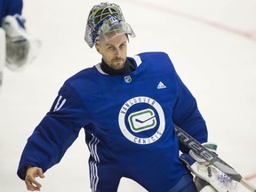 Jaro Halak is expected to get the start in goal against Detroit this afternoon after Thatcher Demko started the first two games of the NHL season.