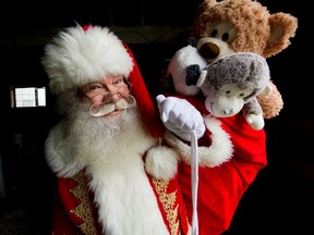 Keith Alton as Santa in Aldergrove.