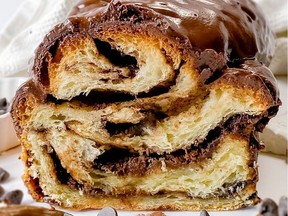 Chocolate Hazelnut Babka with a hint of cinnamon is a definite winner.