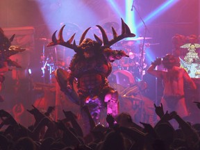 The band GWAR in a scene from the documentary This is GWAR by Scott Barber.