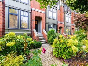 Located on Maple Street, in Vancouver, this three-bedroom townhome was listed for $1,998,000 and sold for $2,230,000.