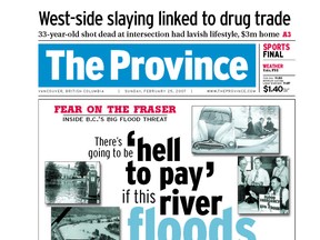 Fear on the Fraser, a Province series from 2007