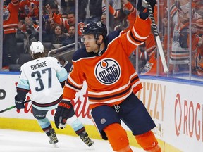 Leon Draisaitl is coming off a four-point outing Saturday for the struggling Oilers.