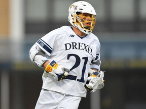 Former Coquitlam Adanac Reid Bowering, who played college lacrosse for the Drexel Dragons, suited up for the first time on the weekend with the Vancouver Warriors.